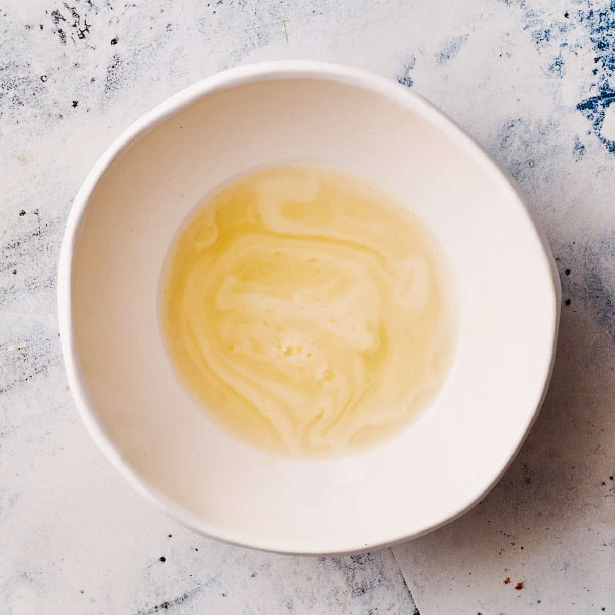 beef gelatin after being microwaved that's been bloomed