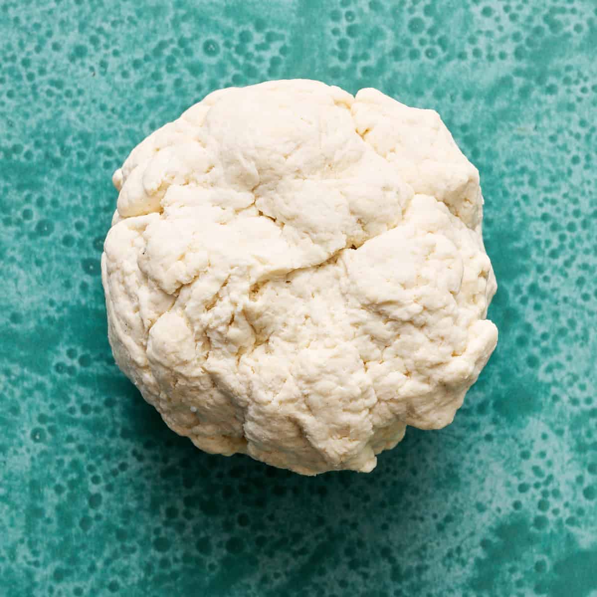 The dough ball after it's formed