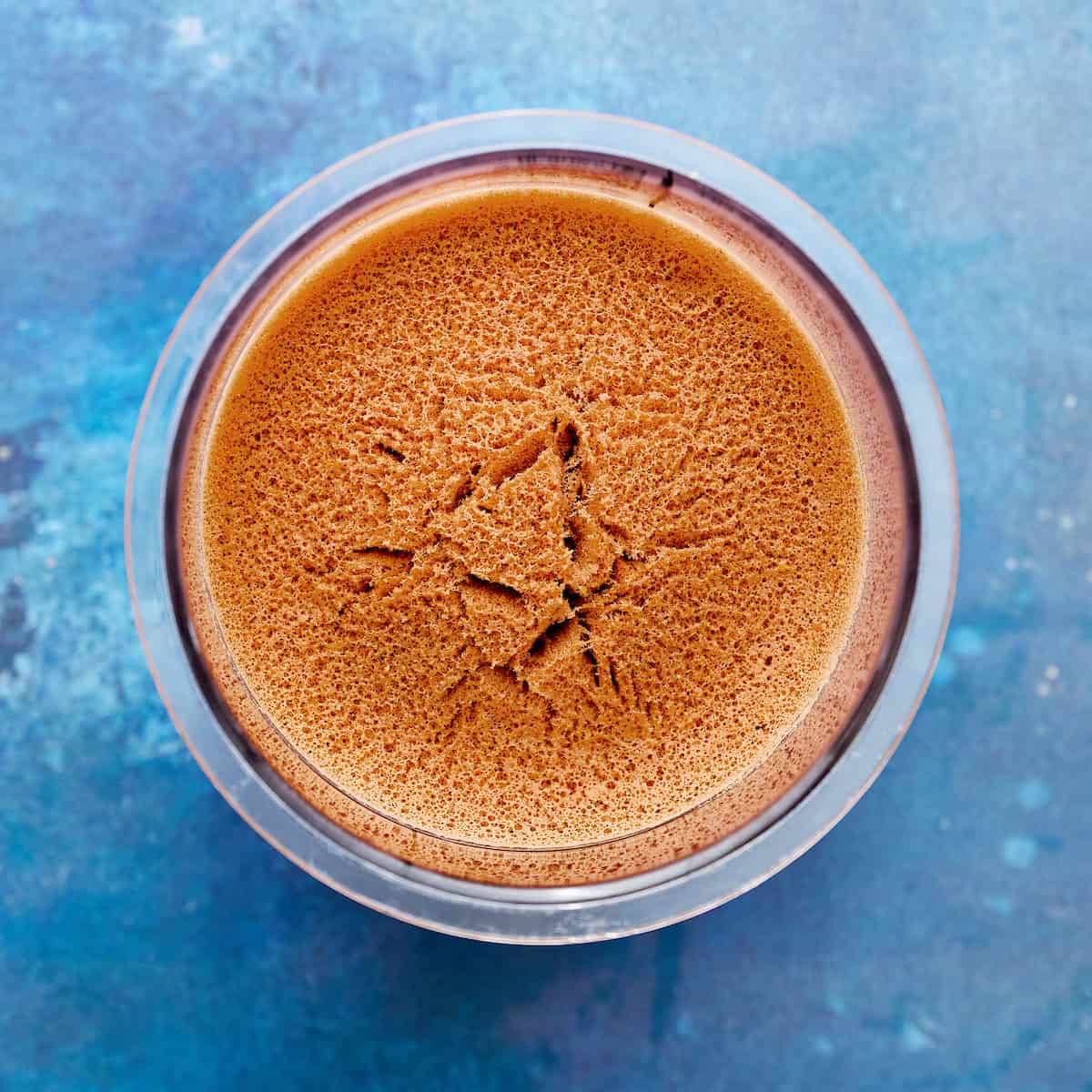 Frozen mixture right out of the freezer