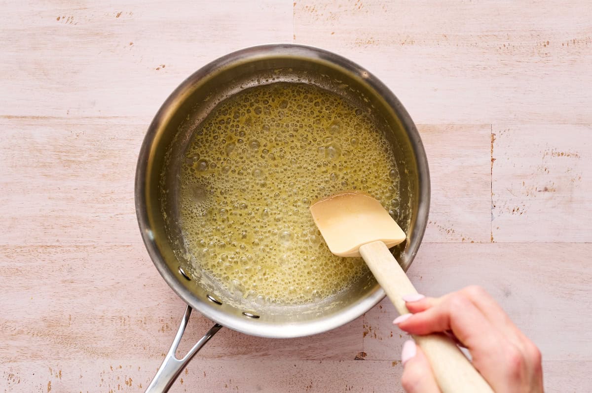adding quinoa flour to create a roux