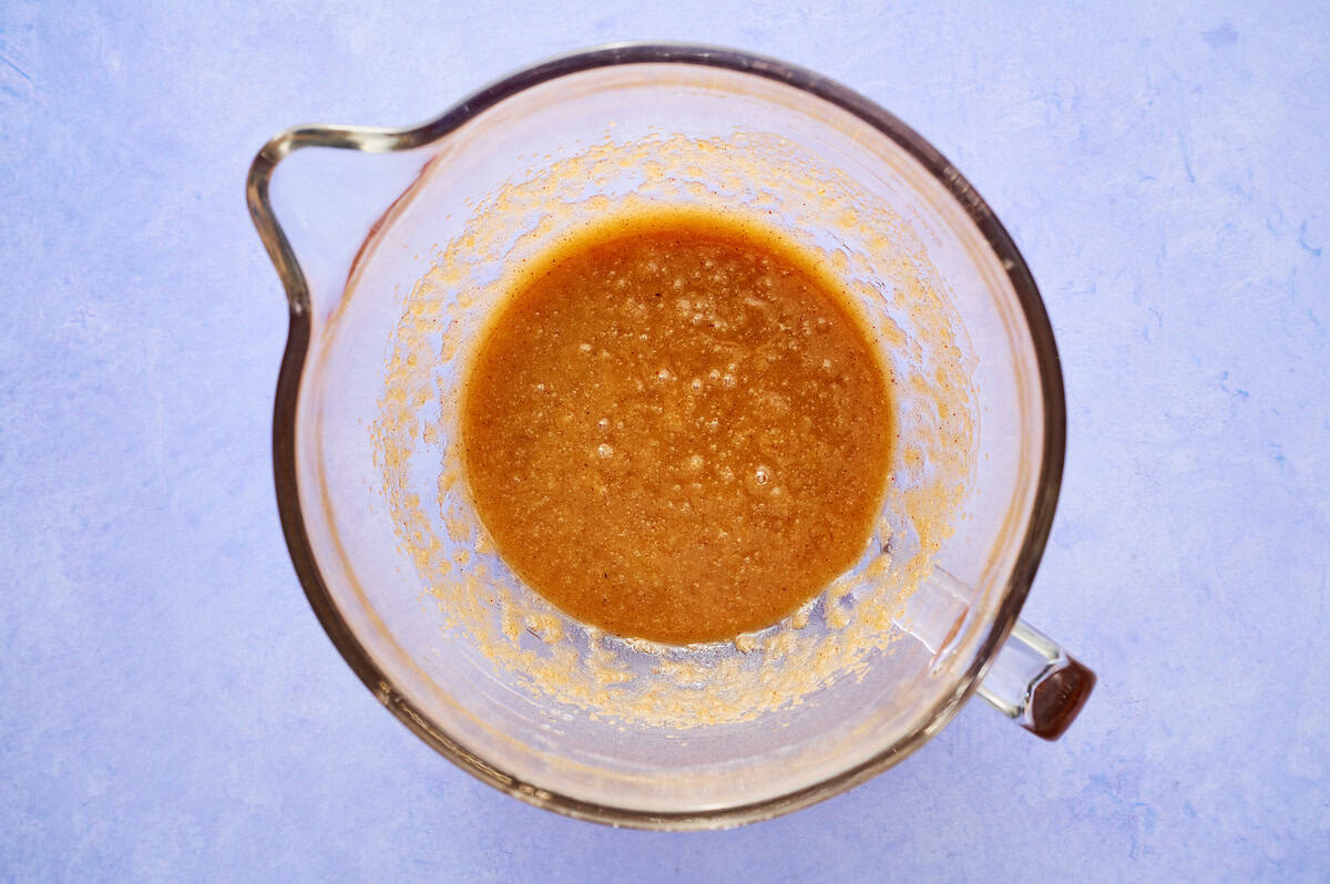 sugar and browned butter combined