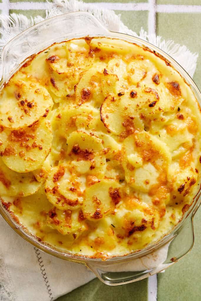 instant pot scalloped potatoes after coming out of the oven