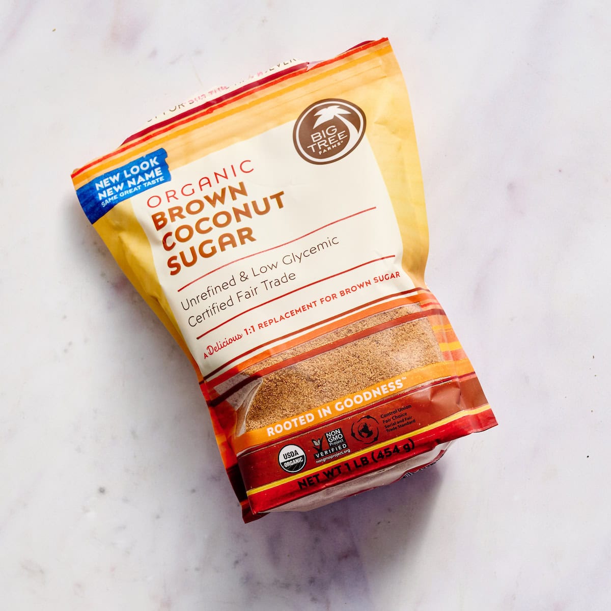 coconut sugar in the bag
