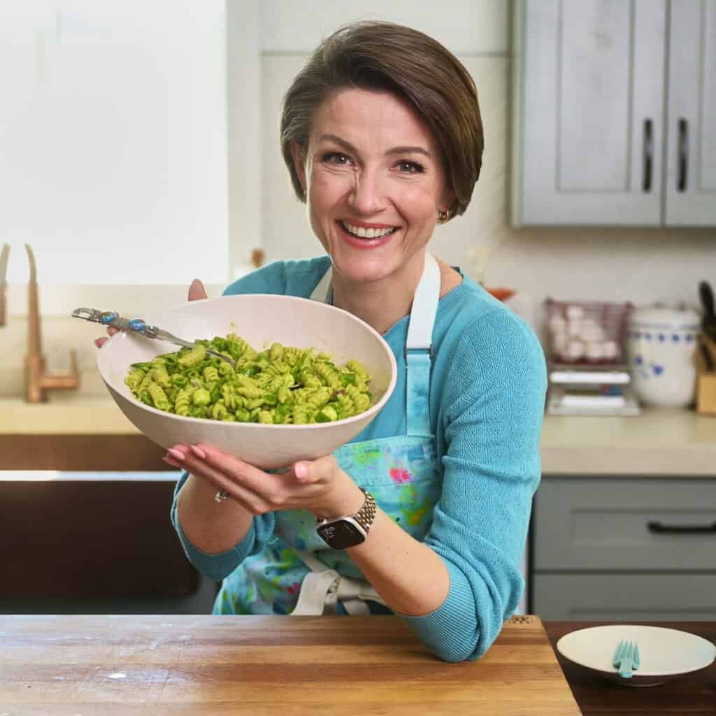 Joanie Simon in the kitchen