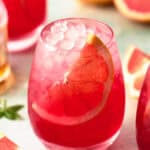 mocktail served with ice