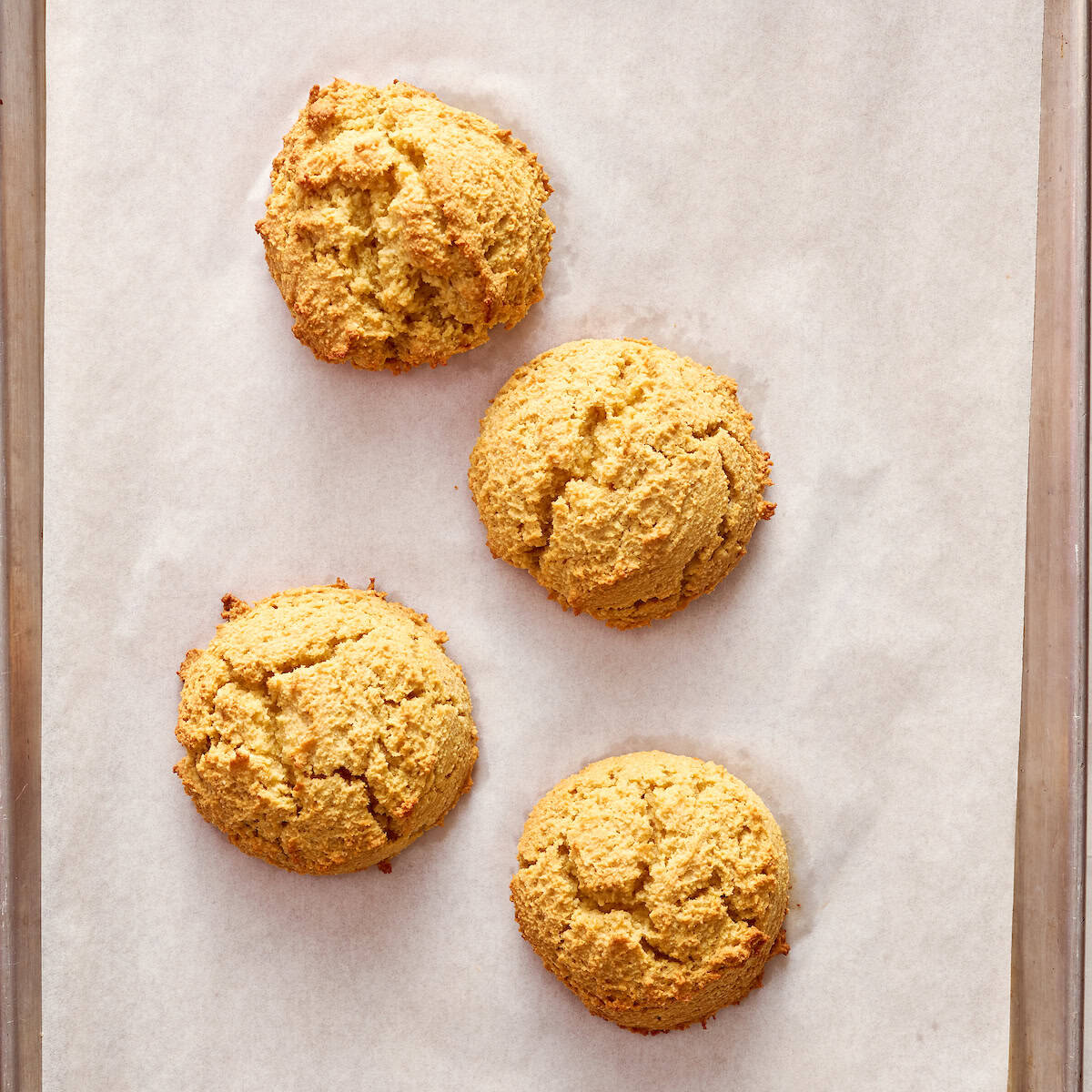 Shortcakes baked out of the oven