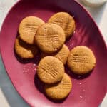 platter of sugar free peanut butter cookies