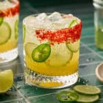sugar free spicy margarita mocktail